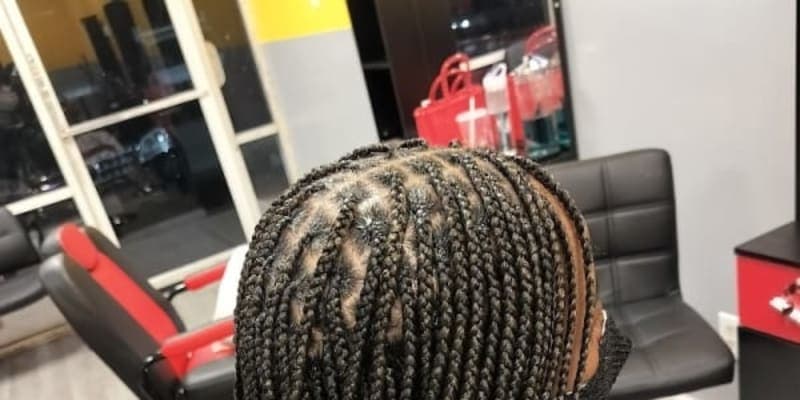 Golden Heart African Hair Braids