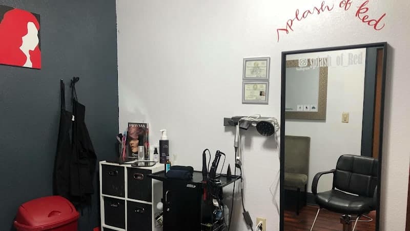 Splash of Red Hair Studio cover photo - beauty in DFW, TX