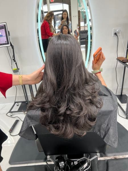 Nayoung Salon ❤️❤️ Balayage Japanese hair straighting Digtalperm 달라스 파마 미용실 men’s perm Head spa Hairextension) photo 1