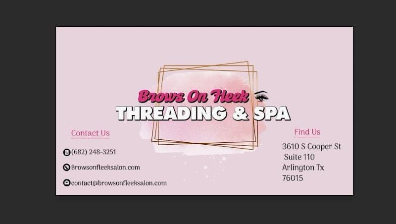 Brows On Fleek Threading & Spa photo 1